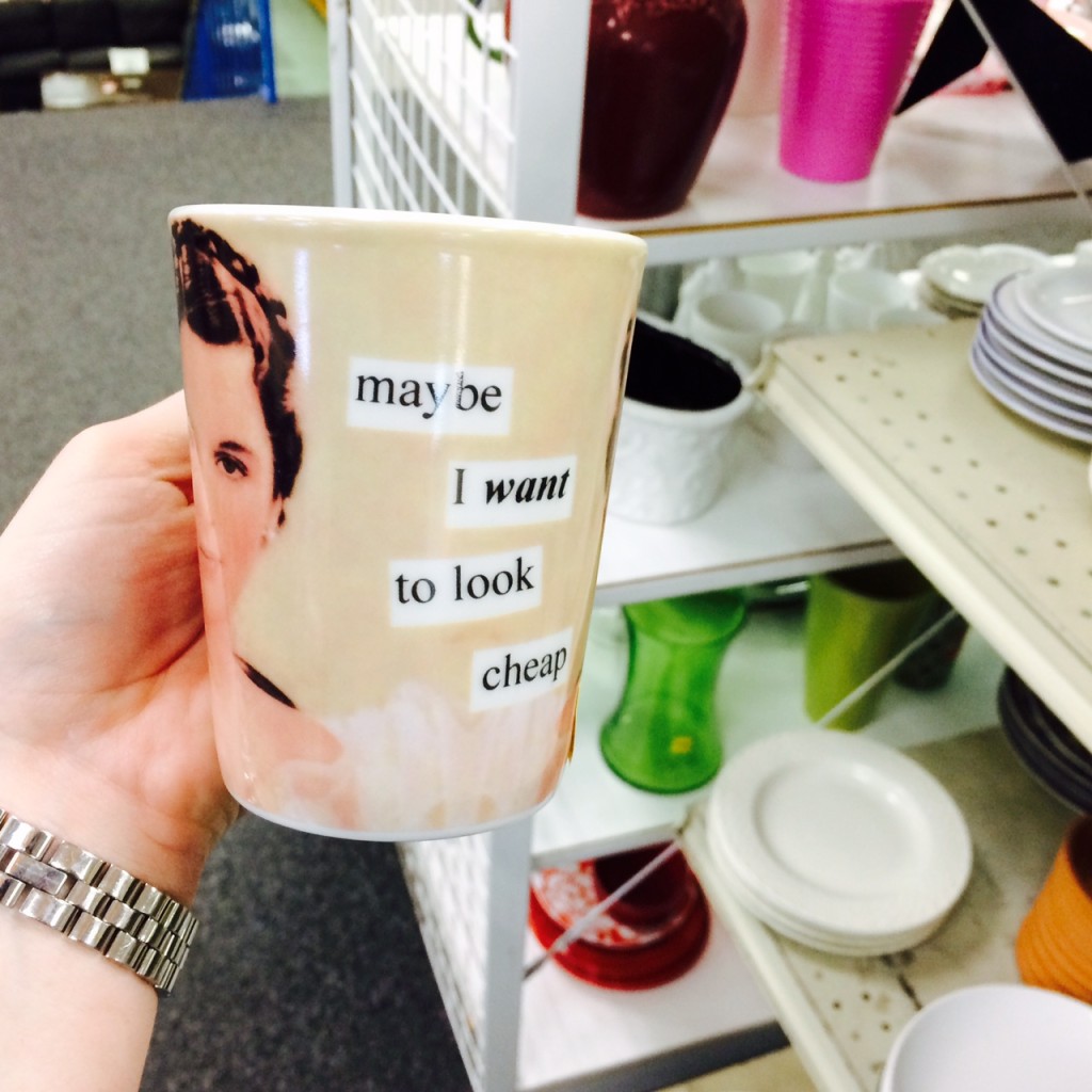 I went home with a couple Anne Taintor mugs - they are so witty and cute!
