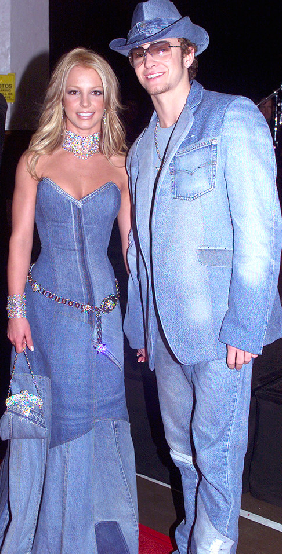 Britney Spears & Justin Timberlake all denim 