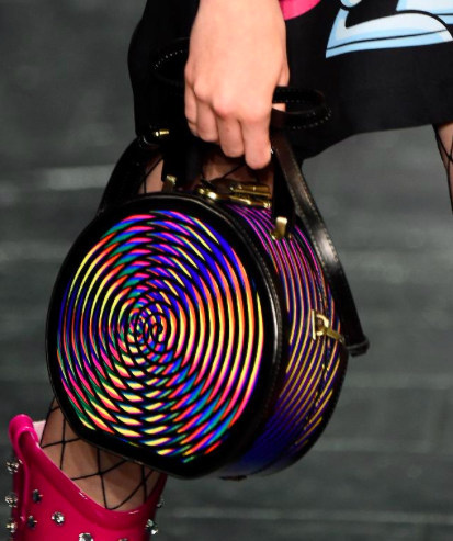 bold graphic handbag