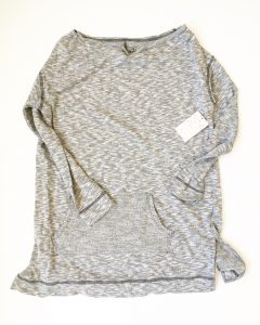 Granite gray, Free People long sleeve workout top