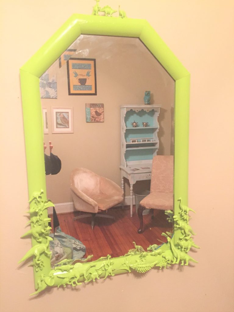 Goodwill mirrors dinosaurs done