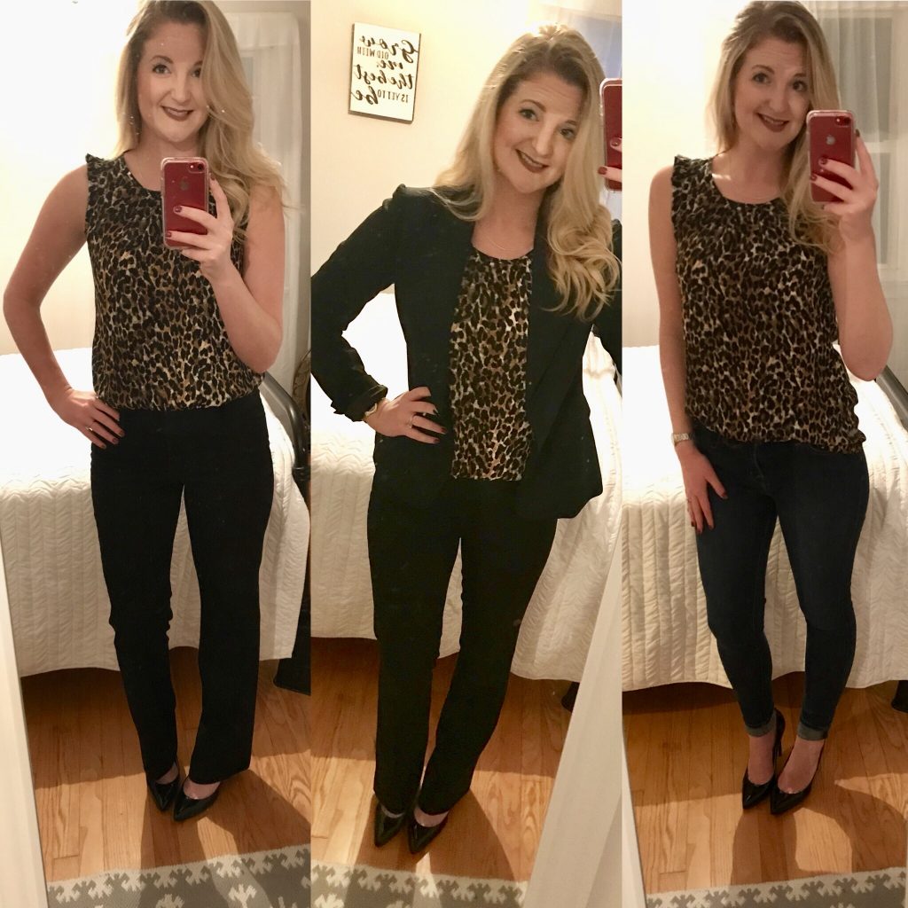 sleevless tops from Goodwill