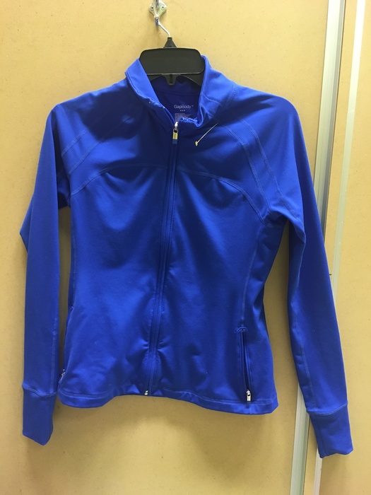 electric blue GapBody running jacket