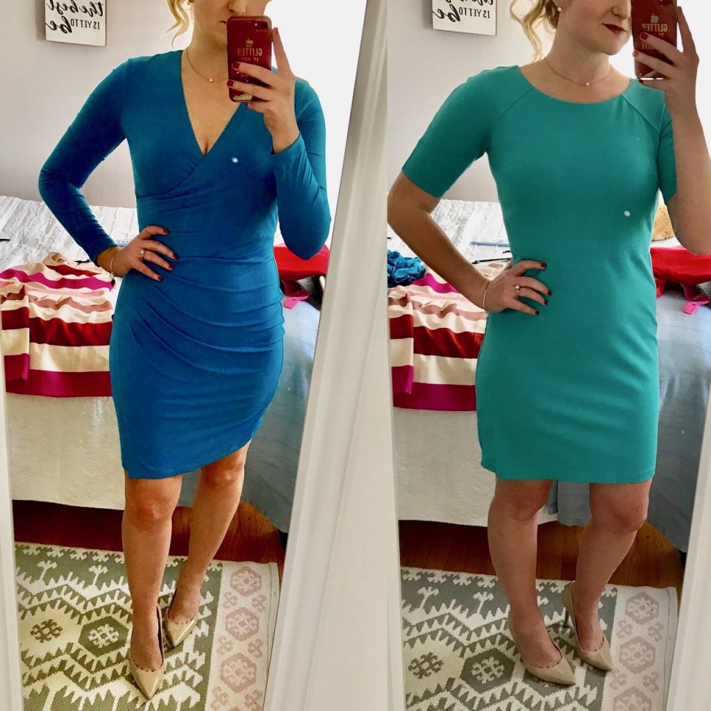 Karen's Calvin Klein and Talbot's dresses from Goodwill in Alexandria, VA