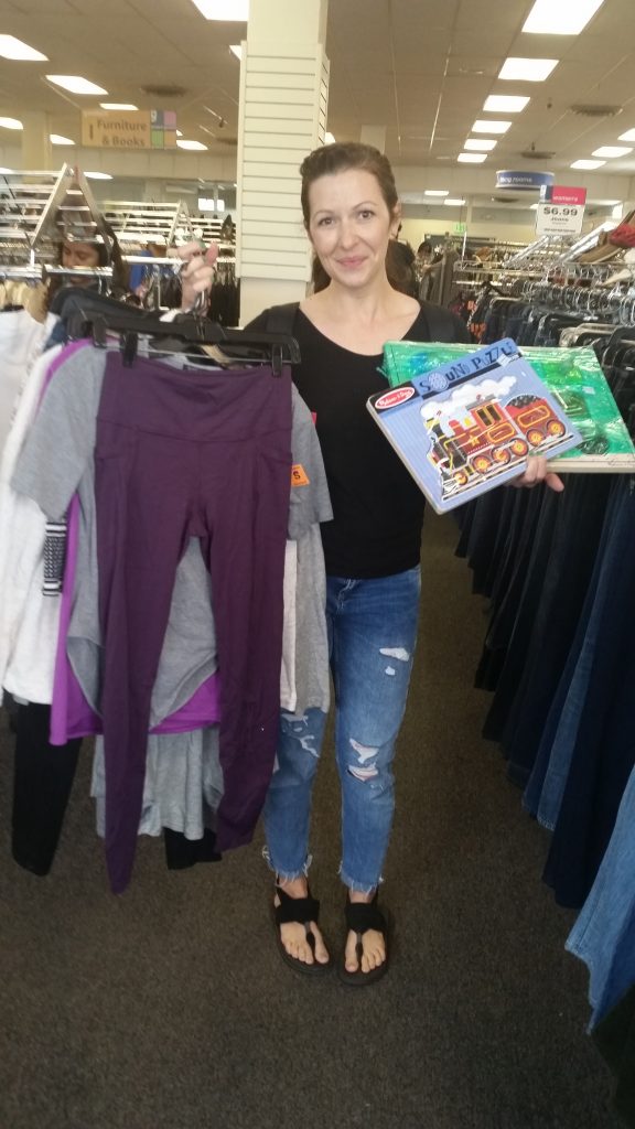 guest blogger Ariel shows off her finds from the Columbia Pike Meetup