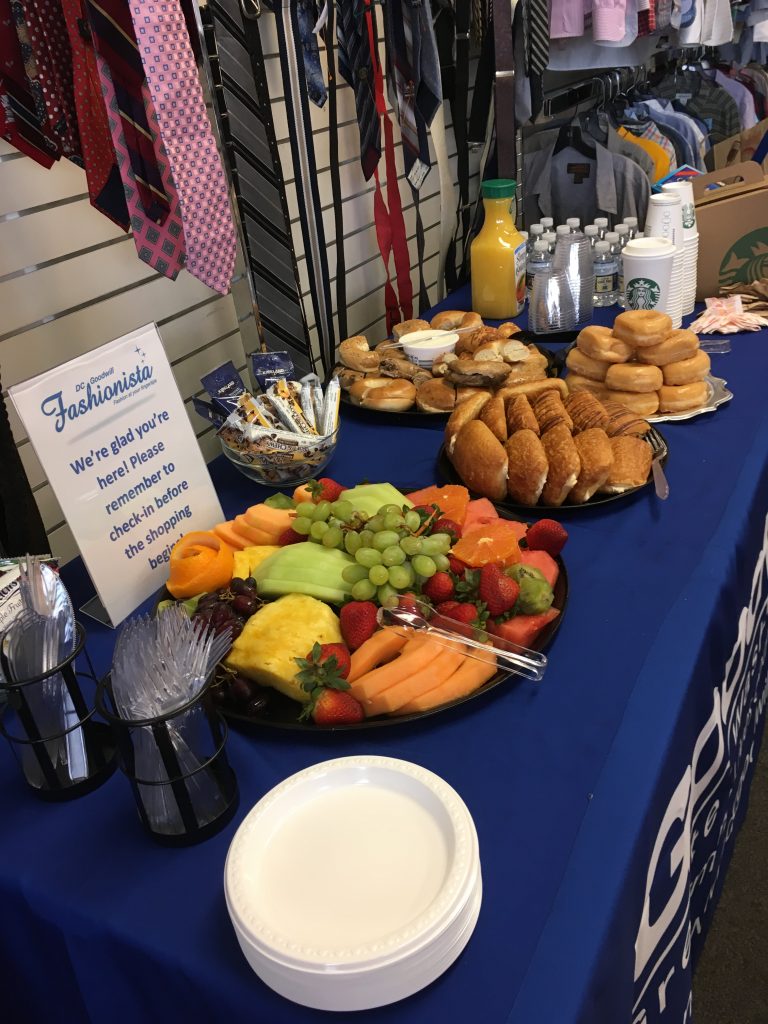 Breakfast table at Columbia Pike Meetup
