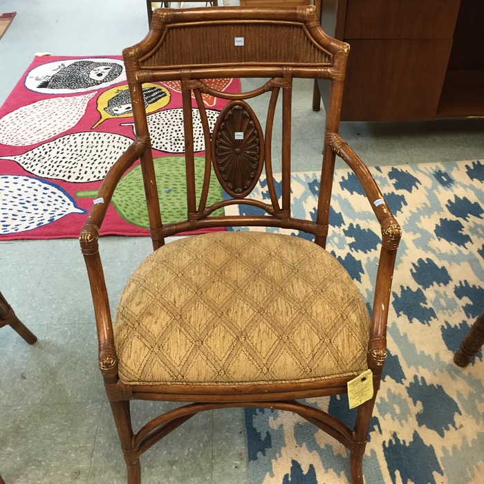 Ariel's retro chair found at Goodwill