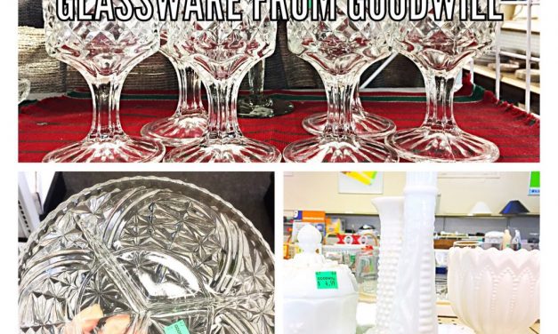 Celebrate New Years with<br />Glassware from Goodwill
