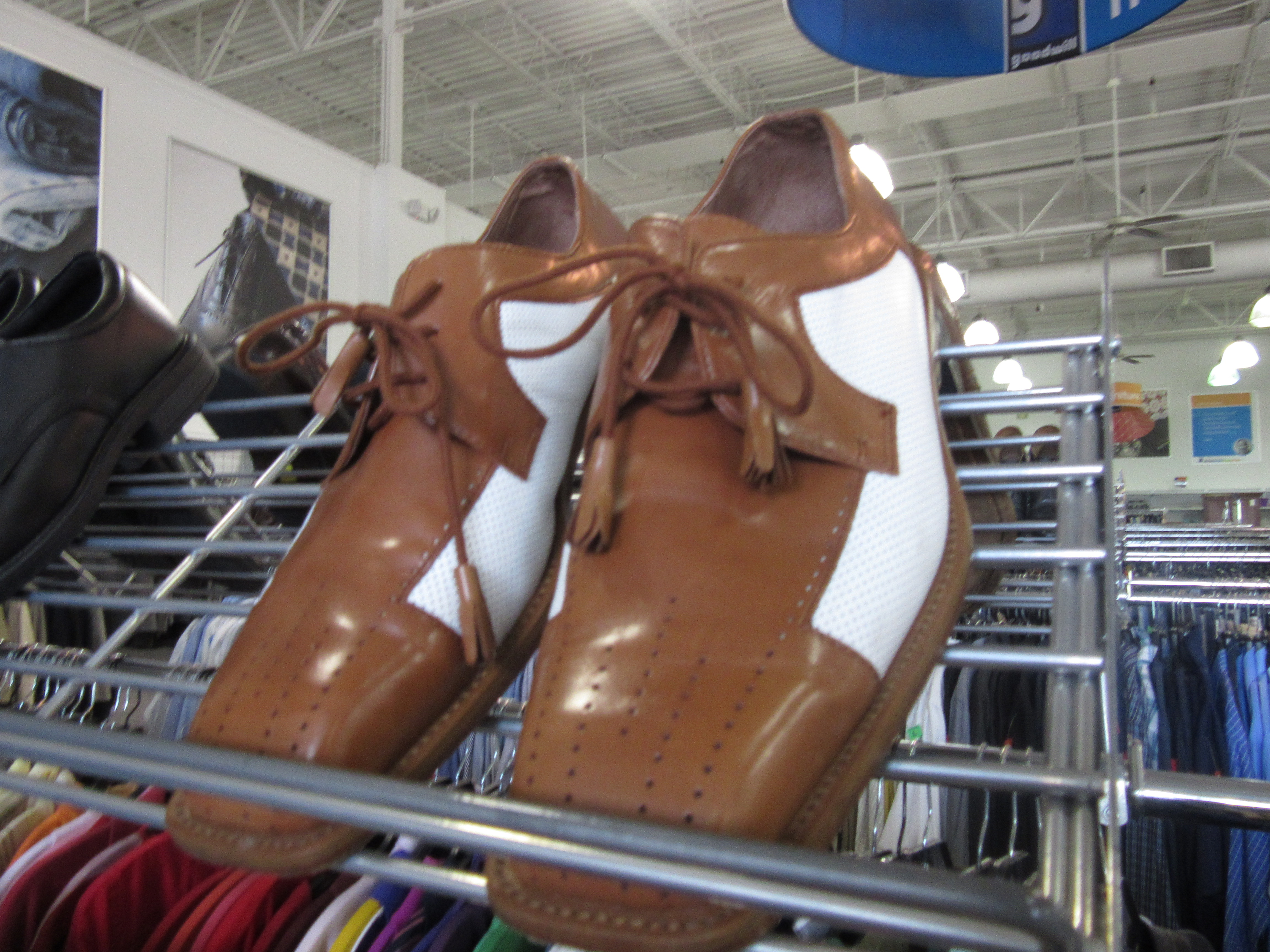 designer men's shoes found at the Bowie, MD Goodwill