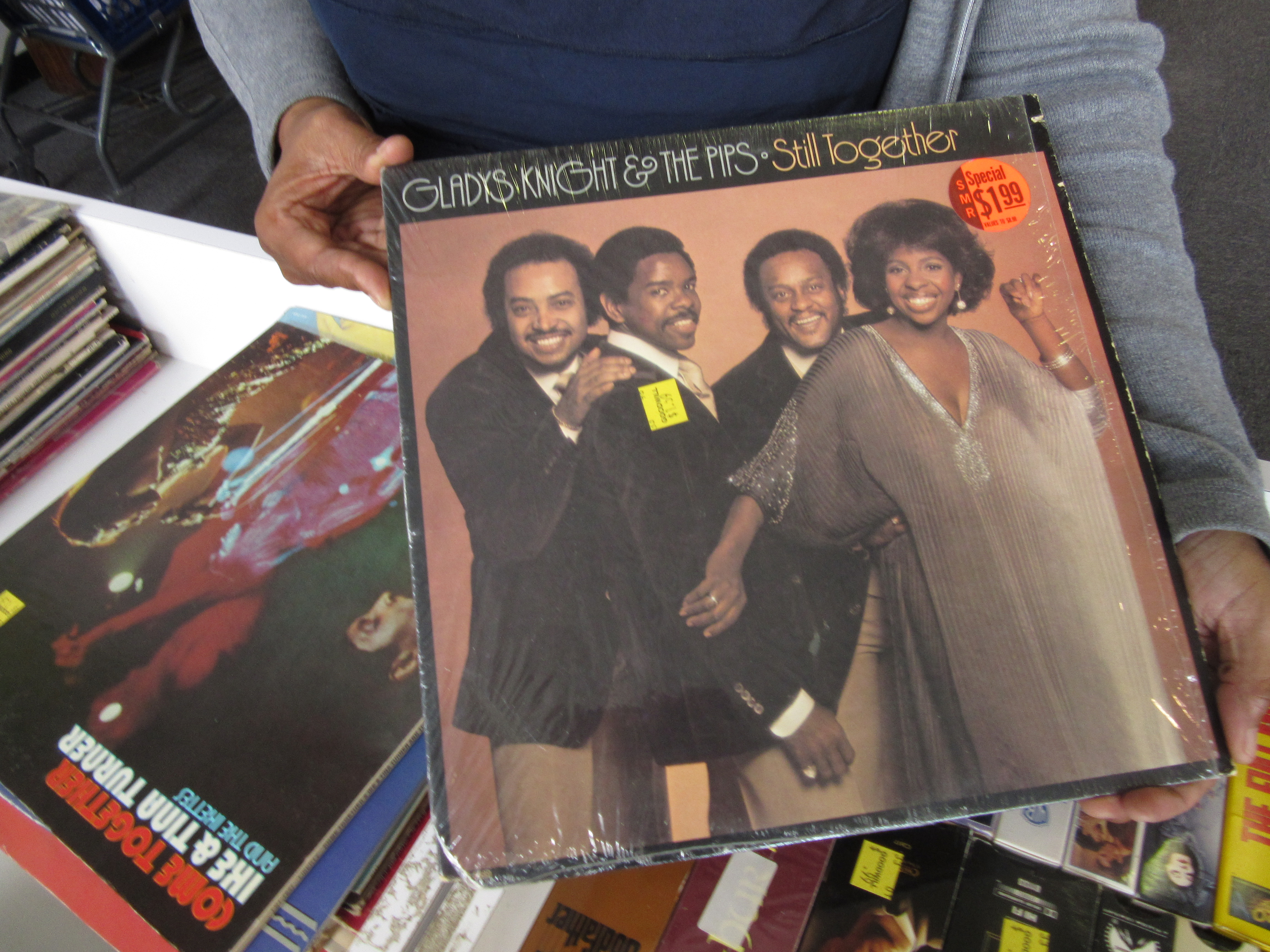 Gladys Knight record found at Bowie, MD Goodwill