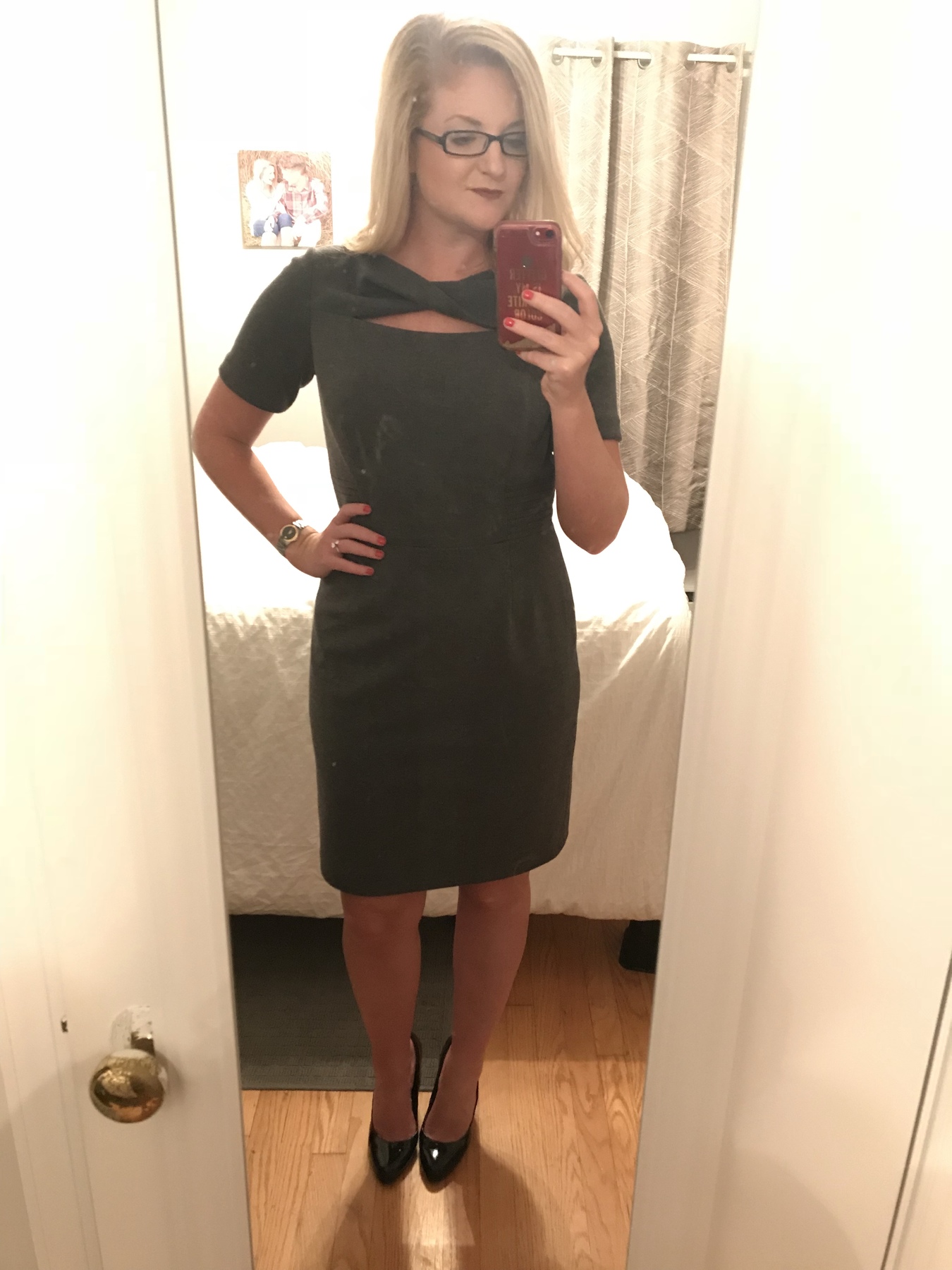 Karen's ponte knit dress