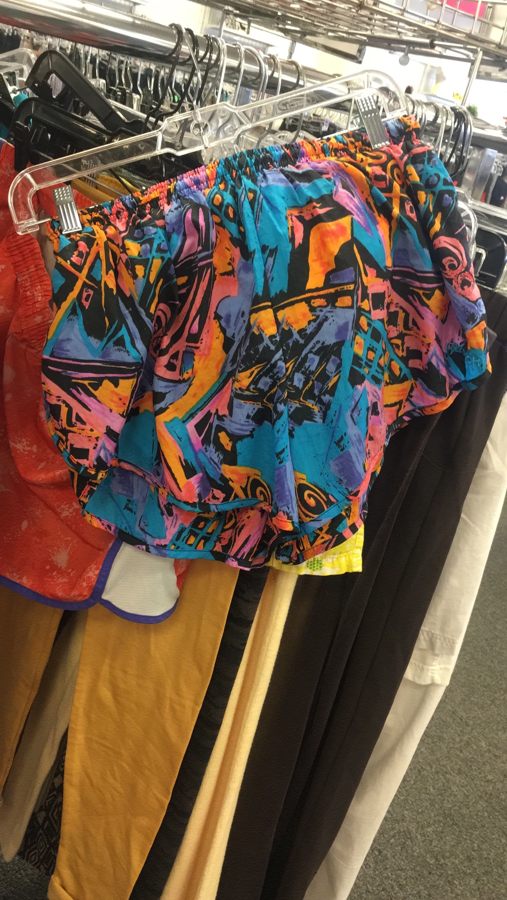 Carolyn's Reebok shorts found at the Waldorf Goodwill