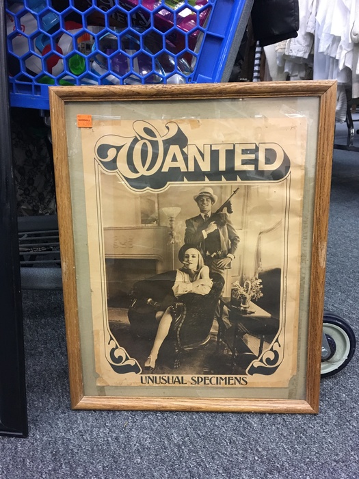 A meet up shopper's vintage art found at the Sully Station Goodwill