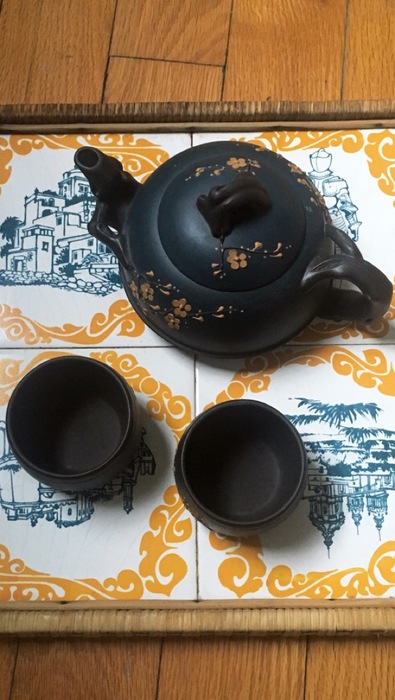 Antique tea set found at Goodwill