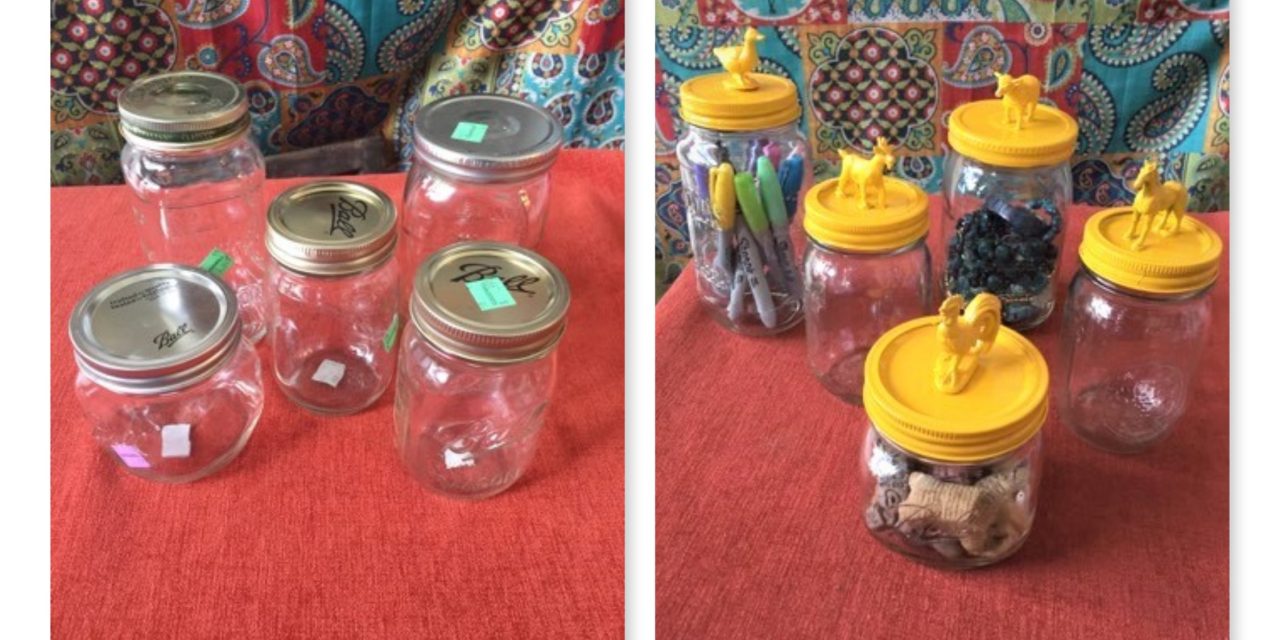 DIY Upcycled Jar Containers