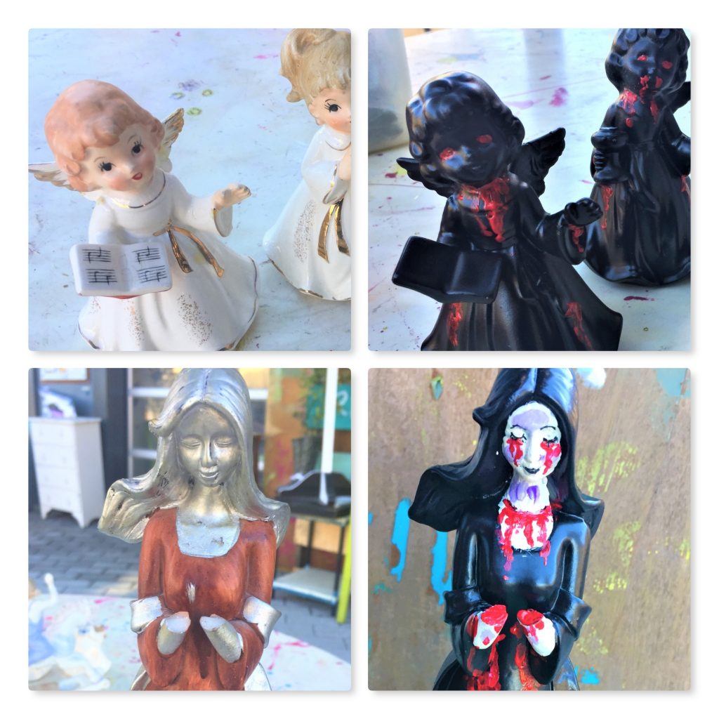 Creepy DIY Halloween Figurines 