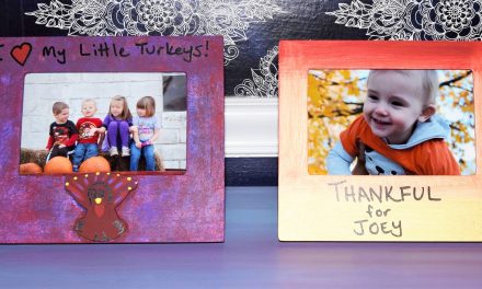 DIY Thanksgiving Memory Frames