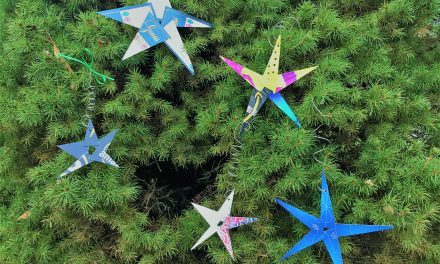 Easy 8-Step Playing Card Star Ornaments