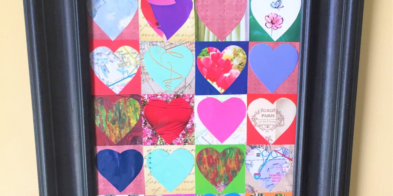Valentine’s Day Gift Idea: DIY Heart Collages, 3 Ways