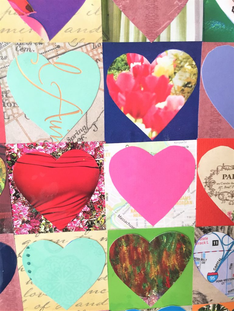 Handmade Collage Heart Cards for Valentines Day – Uni-T