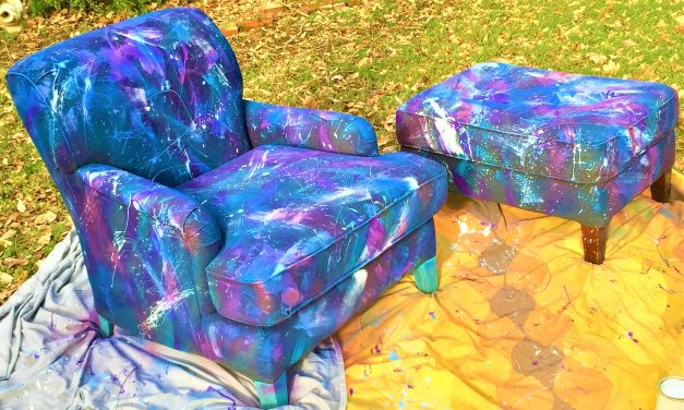 Easy Splatter-Painted Chairs