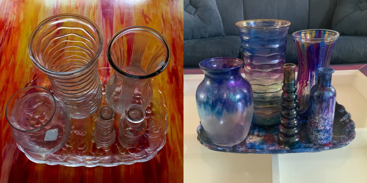 Plain Goodwill Vases Bloom Into Colorful Home Decor