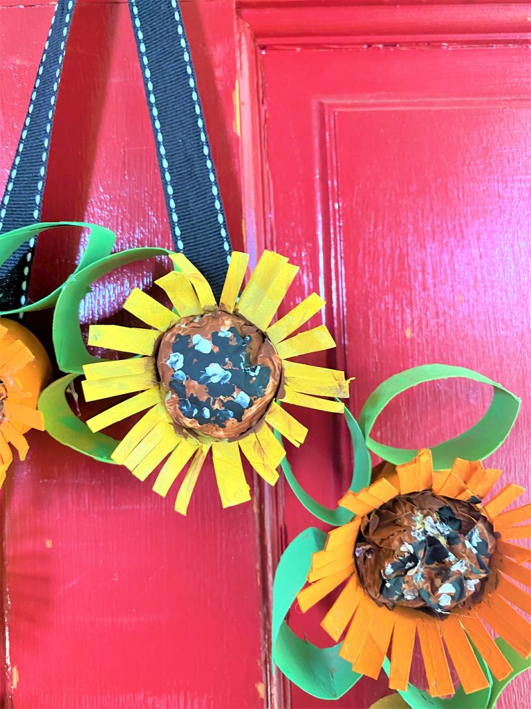 Paper Plate Sunflower Craft - The Resourceful Mama