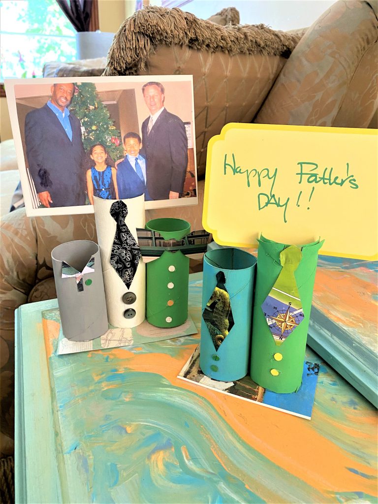 Father's Day DIY: Turn Empty TP Rolls Into Memo/Photo Holders in 5 Steps -  Finding Your Good