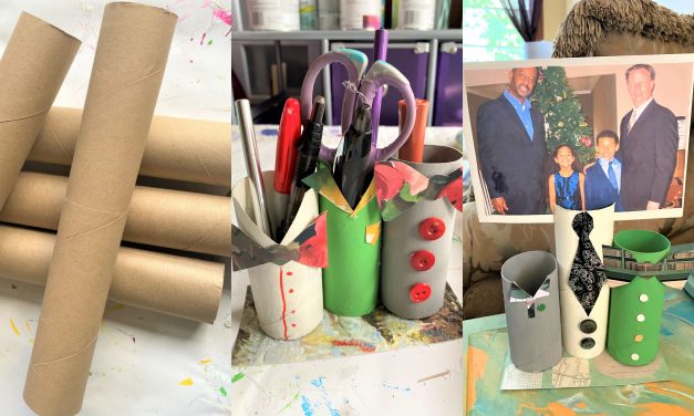 Father’s Day DIY: Turn Empty TP Rolls Into Memo/Photo Holders in 5 Steps