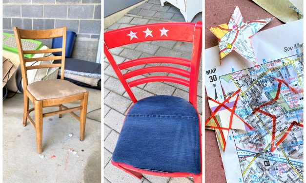 Summer DIY: Patriotic Chair
