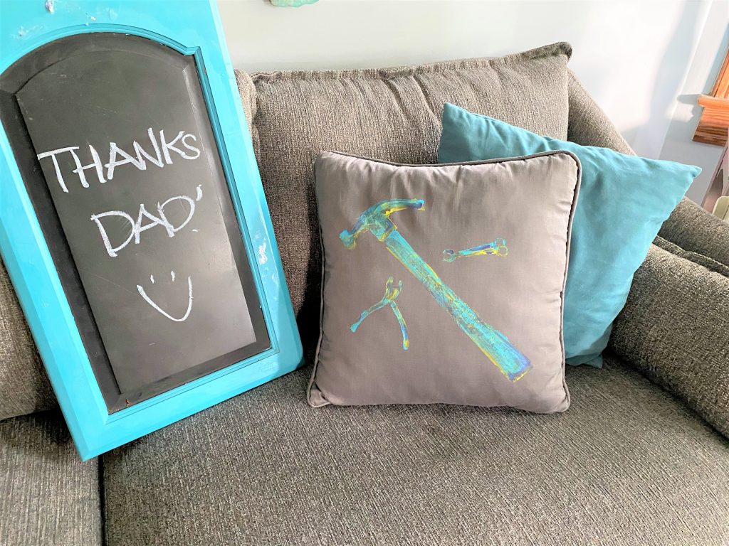 DIY Father's Day Gift Idea: Tools as Decorative Stamps - Finding Your Good
