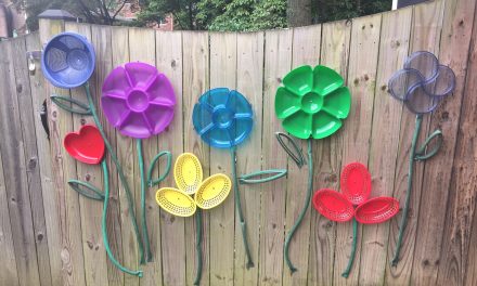 No Green Thumb? Try “Planting” This Upcycled Flower Garden Instead