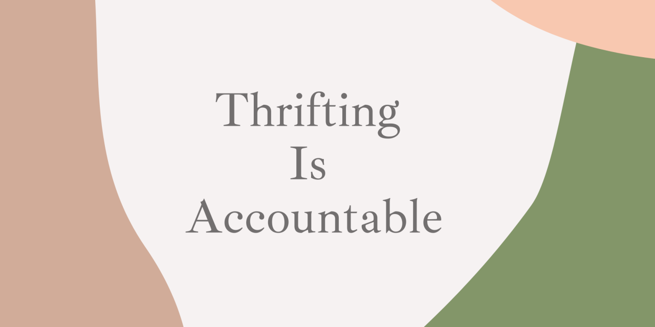 The Role of Thrift in Fashion Activism