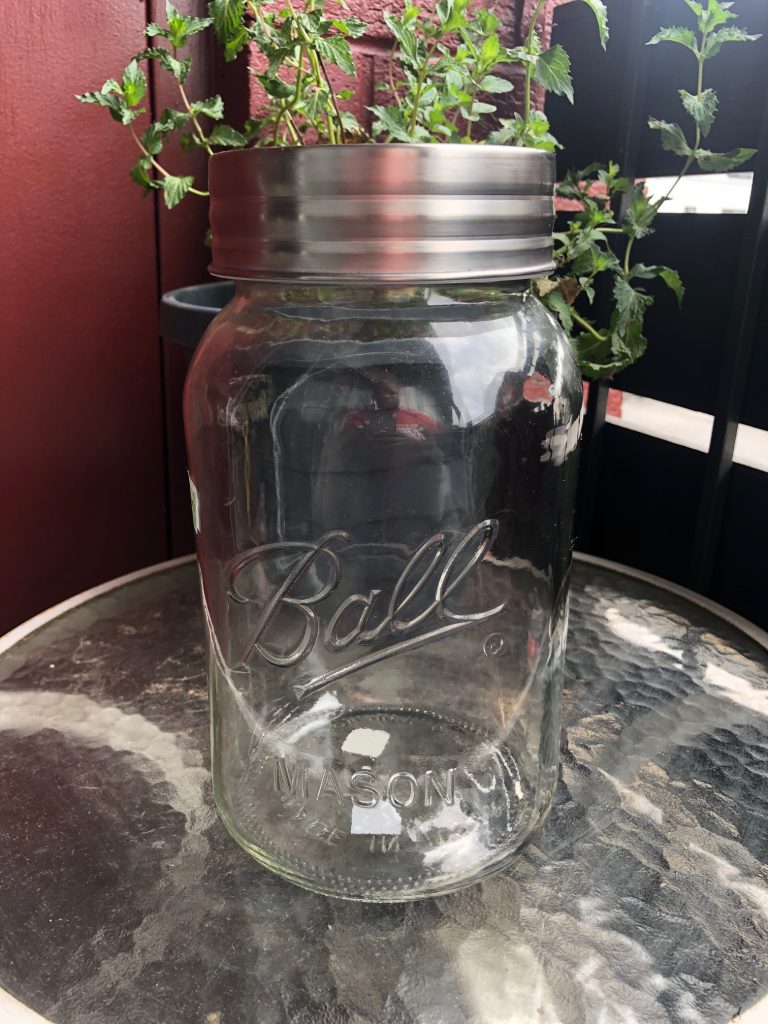 Half Gallon Decorative Glass Jar - Mason Jar