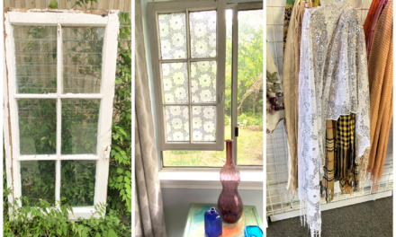 DIY Project: Scarf + Window Sash = Something Special