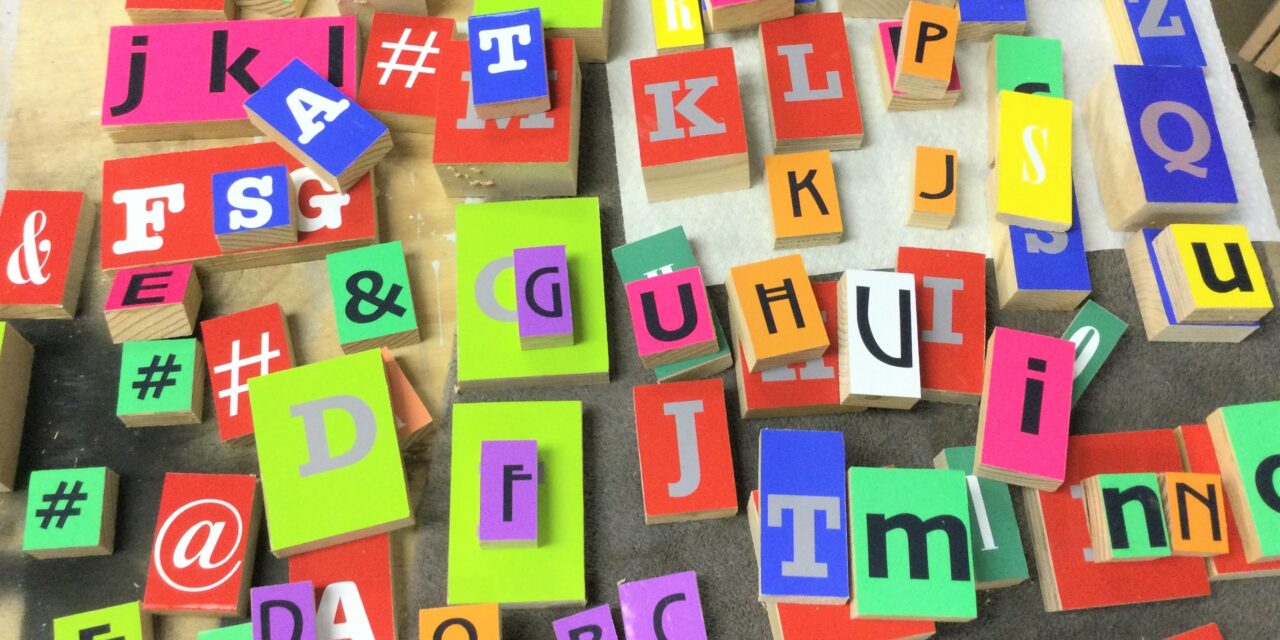 You’ll Ace This Spelling Bee: Create Letters with Repurposed Pieces