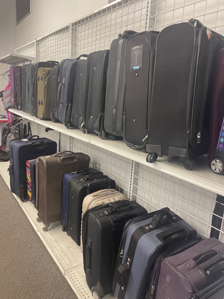 Goodwill suitcase on sale