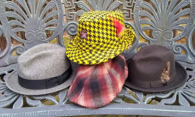 My Stylish Spouse’s Thrifted Hats And Ties, Oh My!