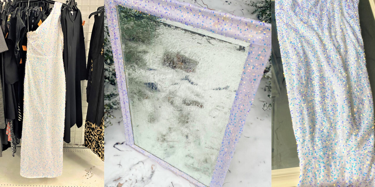 DIY: Give a Mirror the Royal Treatment With a “Frozen” Transformation