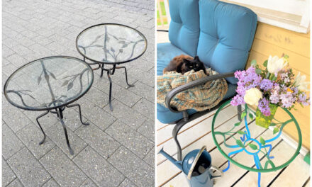 DIY: Upcycle & Accessorize Outdoor Tables for Earth Day