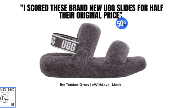 My Goodwill Find: I Scored These New UGG Slides For Half Their Original Price!