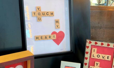 DIY: Scrabble Tile & Frames Make Valentine’s Day Art