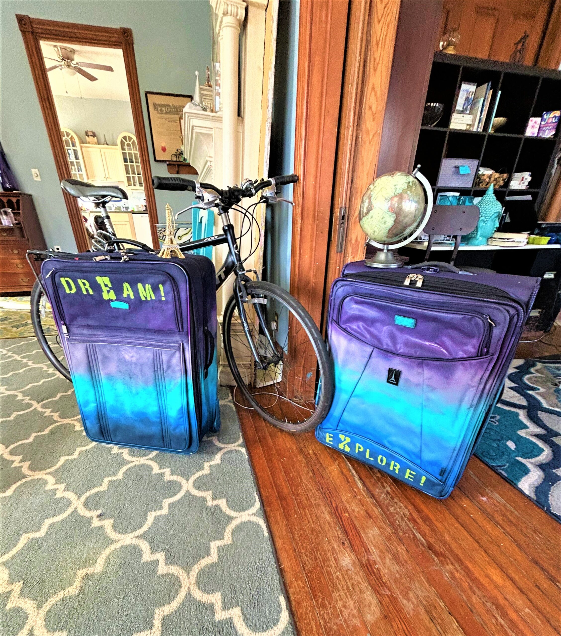 Make Your Journey a Masterpiece with Painted Suitcases Finding Your Good