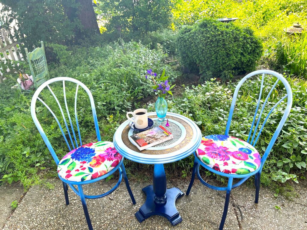 Painted on sale bistro set