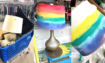 Make a Roar with Rainbow-Ringed Lamp Shades