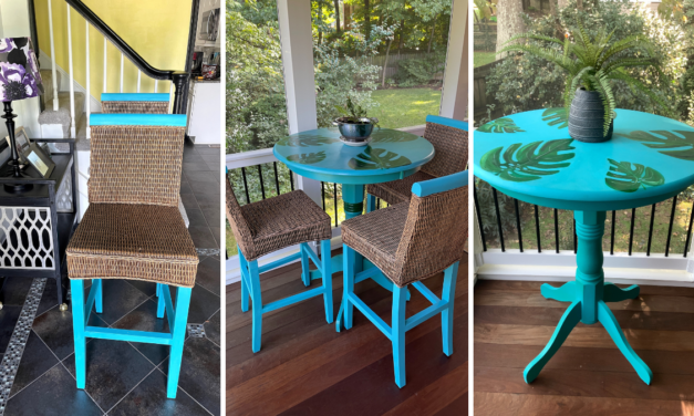 How-To: Painting $8 Chairs To Match My Favorite Goodwill Table