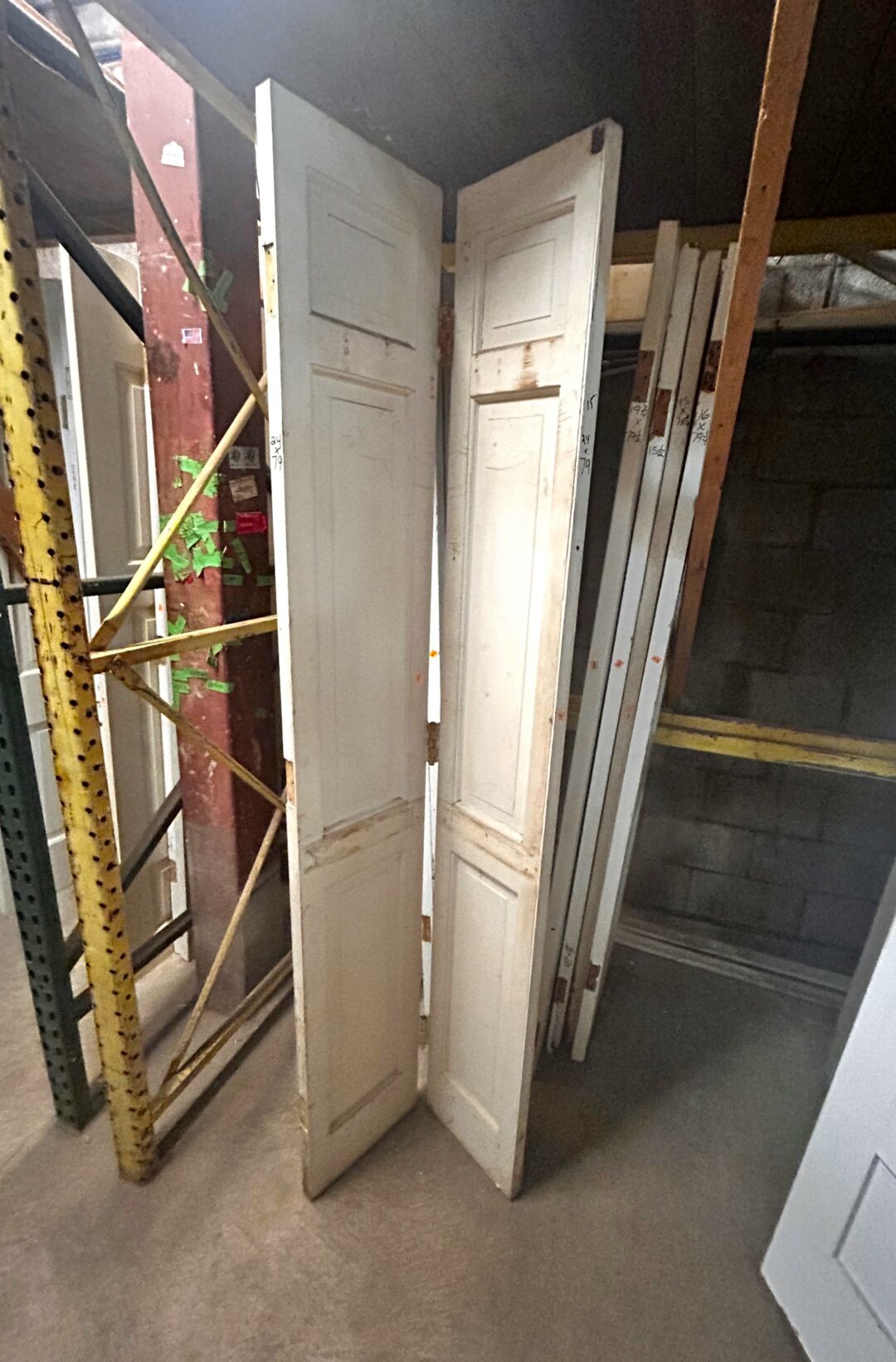 Transforming Old Doors Into Functional Storage photo