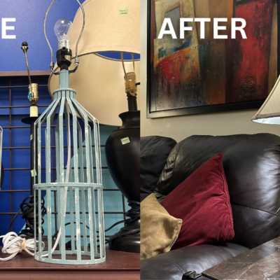 Quick & Inexpensive DIY: My Thrifted Lamp Makeover