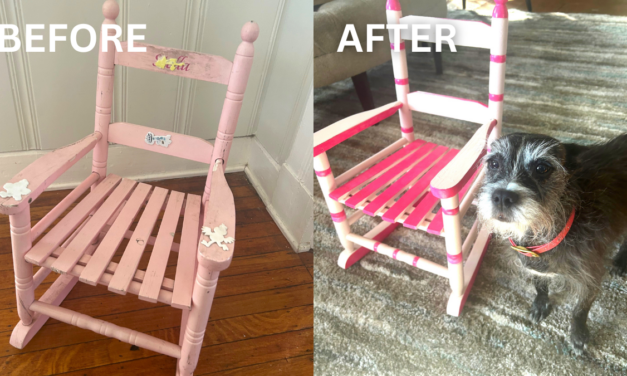 Make a Little One’s Dream Come True: How to Re-do a Rocking Chair