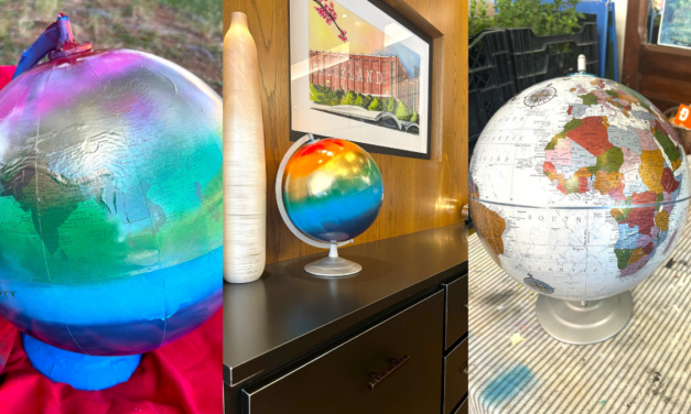 Create a World Full of Pride: Upcycle a Globe with Spray Paint